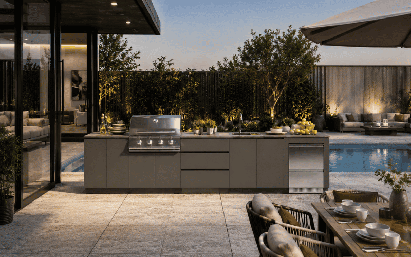 Luxury Outdoor Kitchen Newport Beach